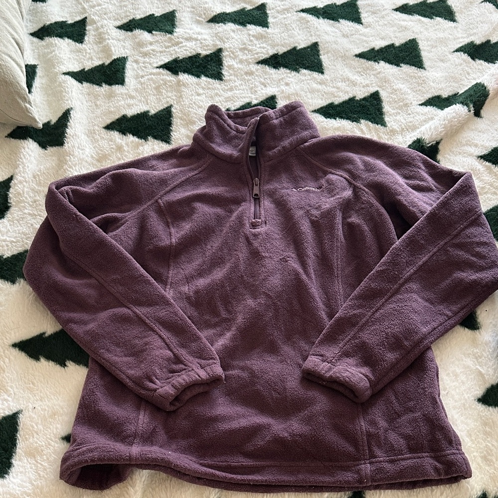 Columbia Purple Fleece Pullover